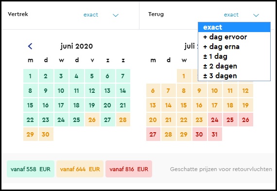 Vliegticketprijzen vergelijken Momondo.nl