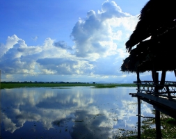 Stuwdam in Battambang