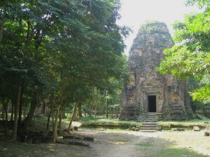 Backpacken Kampong Thom Koh Ker tempels