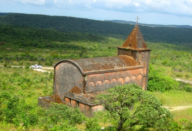 Bokor Hill kerk
