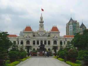 Backpacken Ho Chi Minh stad gemeentehuis