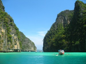 Backpacken Koh Phi Phi Loh Samah Bay snorkelen