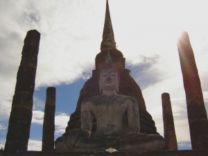Backpacken reistips Sukhothai boeddha beeld