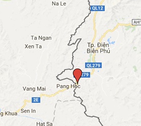 Grensovergang Pang Hok - Tay Trang Laos- Vietnam