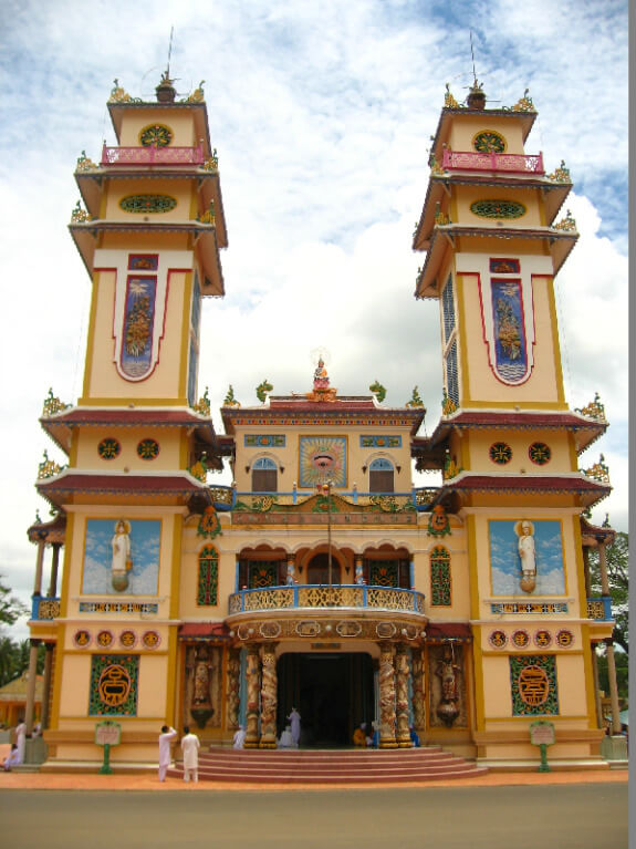 Reistips backpacken Tay Ninh Cao Dai tempel