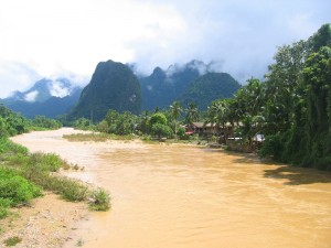 Vang Vieng panorama