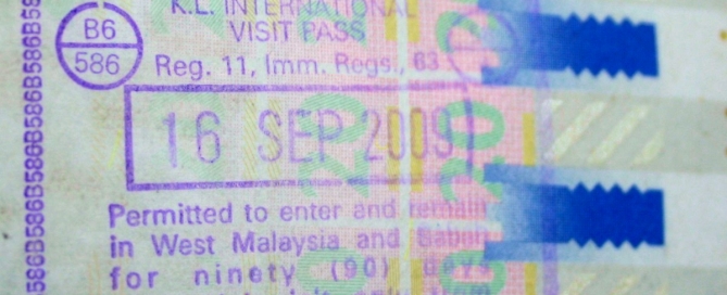 Visum voor Maleisië