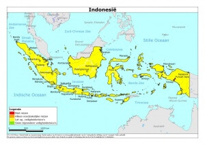 Risicogebieden Indonesie