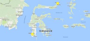 Internationale vliegvelden op Sulawesi