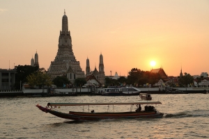 Chao Phraya rivier in Bangkok