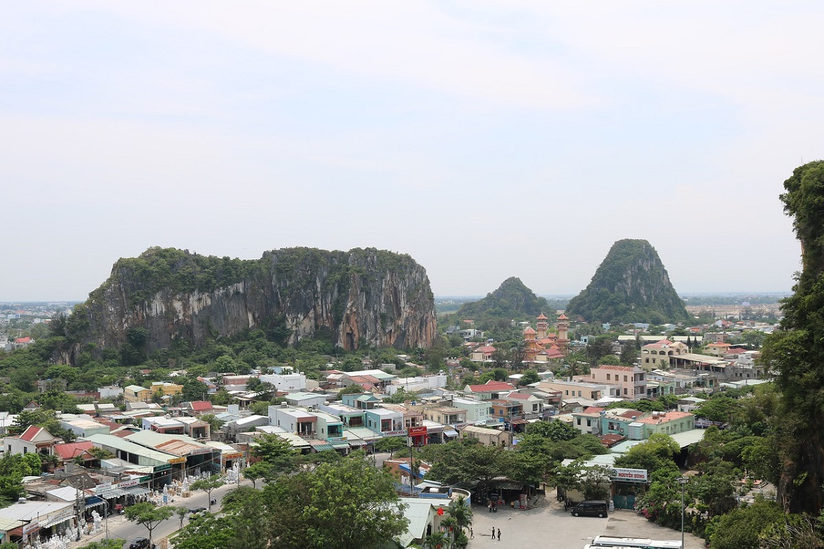 Marble mountains in Danang