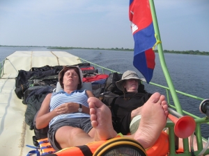 Tonle Sap meer boot van Battambang naar Siem Reap