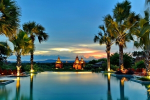 Lux hotel in Bagan